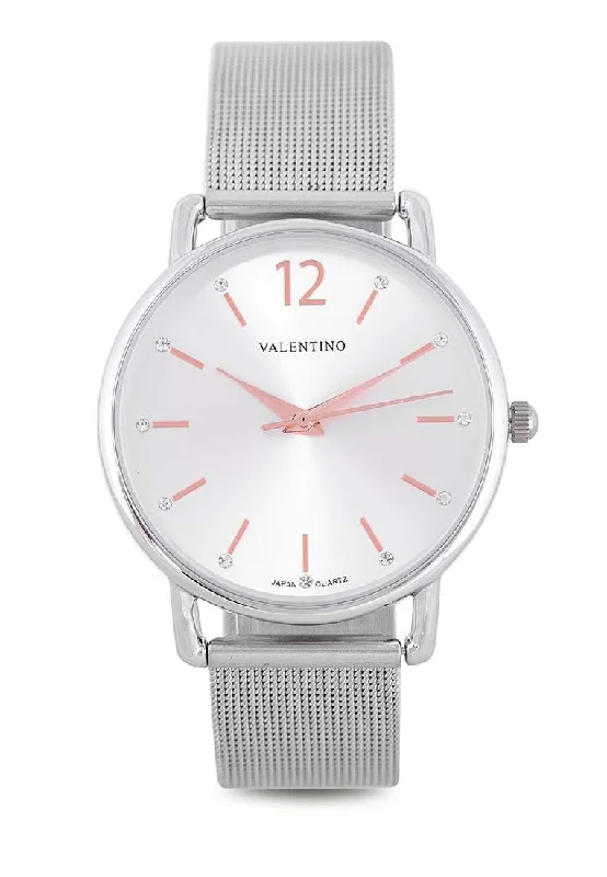 Valentino 20122229-ROSE INDEX Stainless Steel Watch for Women