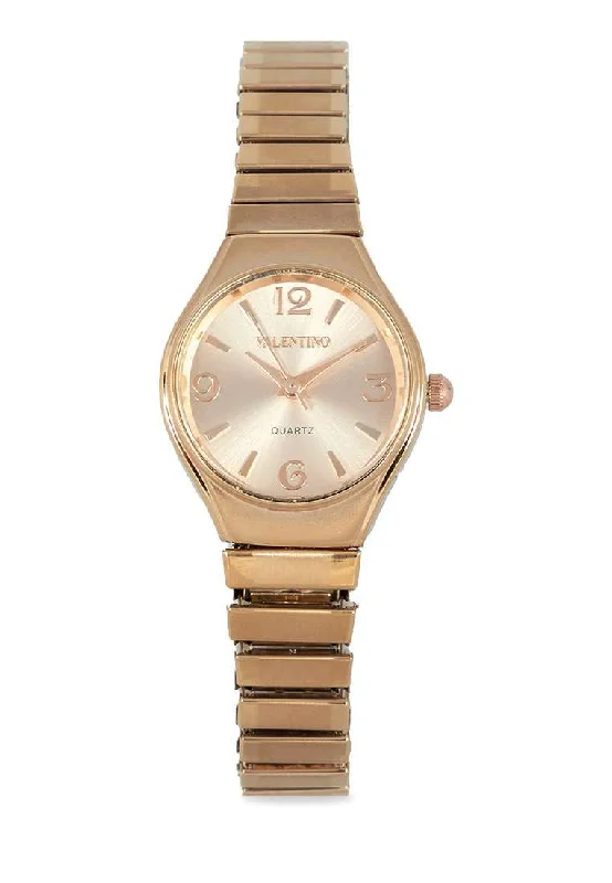 Valentino 20122280-ROSE DIAL Stainless Steel Watch for Women