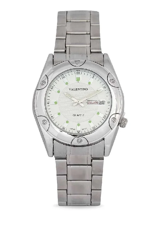 Valentino 20122295-WHITE DIAL Stainless Steel Watch for Women