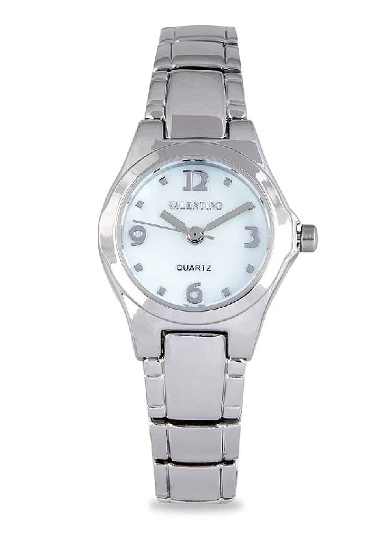 Valentino 20122308-BLUE DIAL Silver Stainless Steel Watch for Women