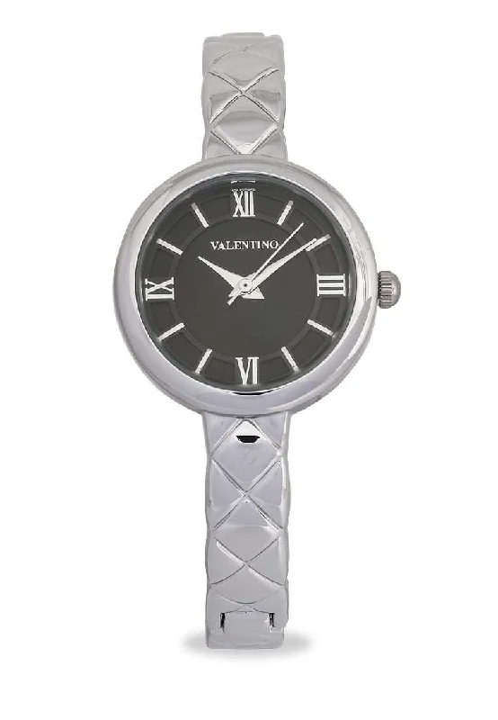 Valentino 20122317-BLACK DIAL Stainless Watch for Women