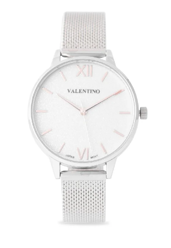 Valentino  20122341-SIL-SILVER DIAL Stainless Steel Strap  Analog Watch for Women