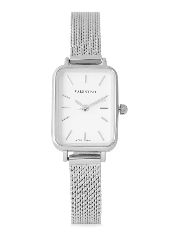 Valentino 20122351-SILVER Stainless Steel Strap  Analog Watch for Women