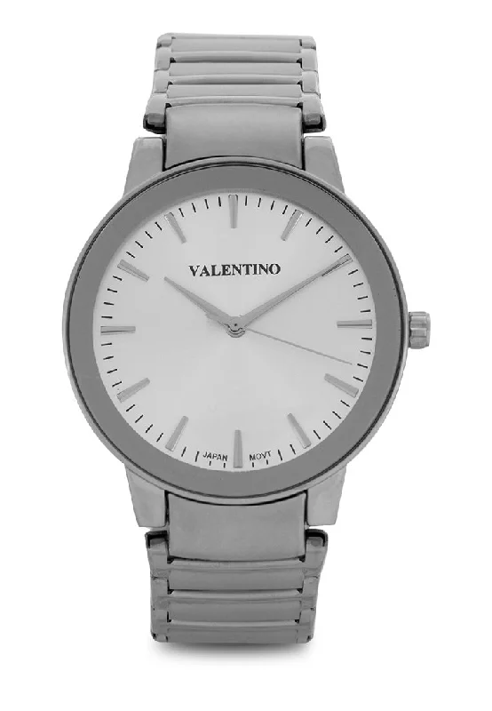 Valentino 20122356-SILVER DIAL Stainless Steel Strap Analog Watch for Men