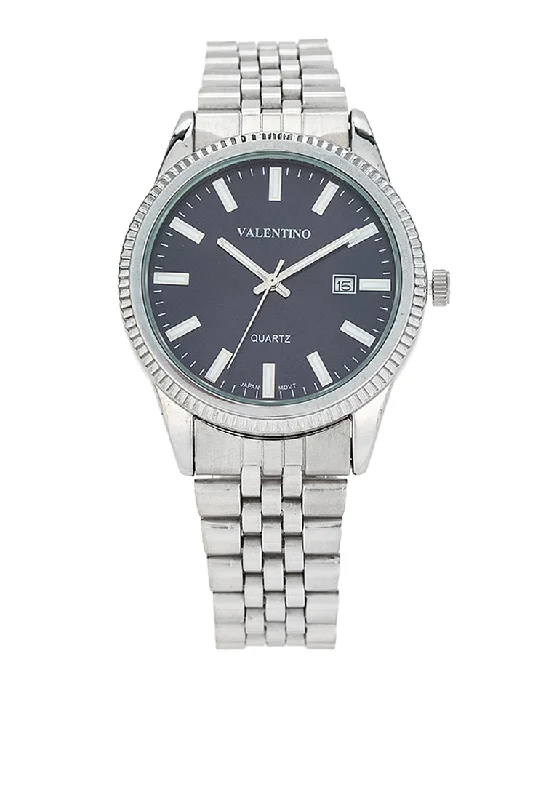 Valentino 20122393-BLUE DIAL Stainless Steel Strap Analog Watch for Men