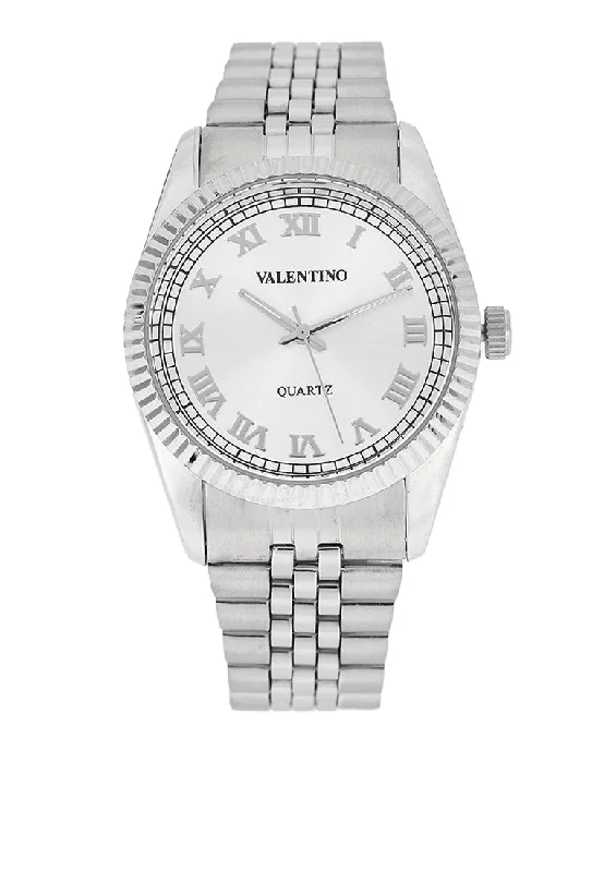 Valentino 20122404-SILVER DIAL Stainless Steel Strap Analog Watch for Men