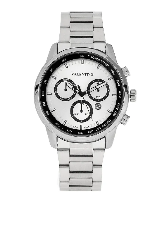 Valentino 20122414-SILVER DIAL Stainless Steel Strap Analog Watch for Men