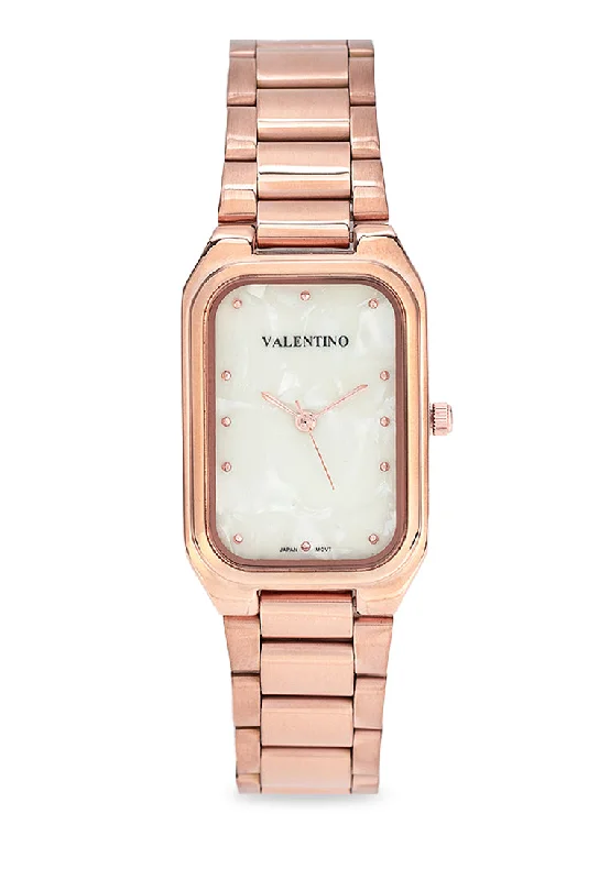 Valentino 20122416-MOP DIAL Stainless Steel Strap Analog Watch for Women