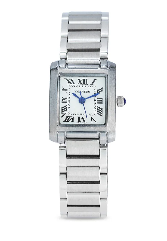 Valentino 20122422-WHITE DIAL Stainless Steel Strap Analog Watch for Women