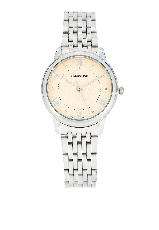 Valentino 20122447-GOLD DIAL Stainless Steel Strap Analog Watch for Women