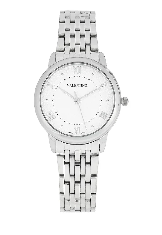 Valentino 20122447-SILVER DIAL Stainless Steel Strap Analog Watch for Women