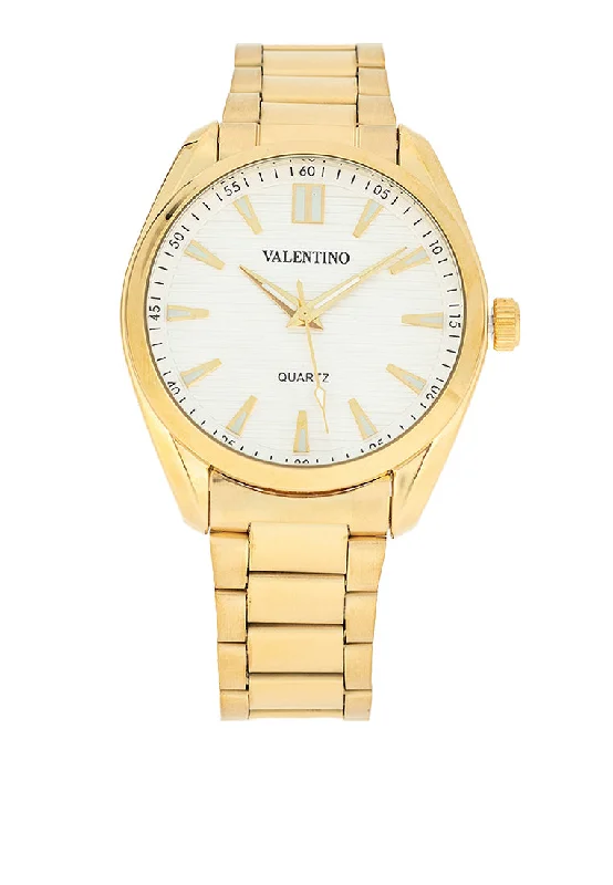 Valentino 20122454-WHITE DIAL Stainless Steel Strap Analog Watch for Men