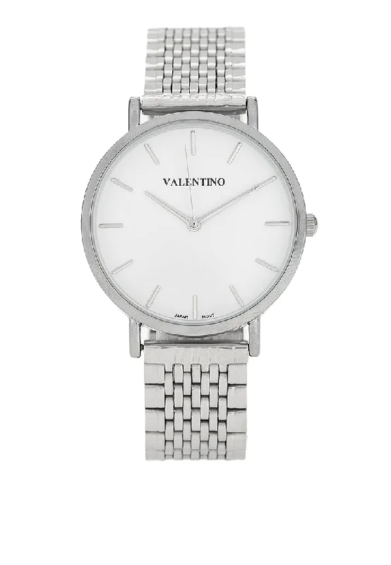 Valentino 20122474-WHITE DIAL Stainless Steel Strap Analog Watch for Men